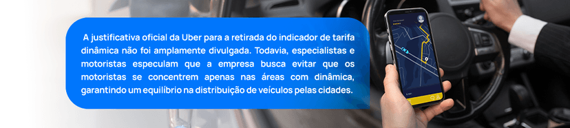 A Uber não mostra mais para o motorista onde tem tarifa dinâmica. O que você precisa saber?