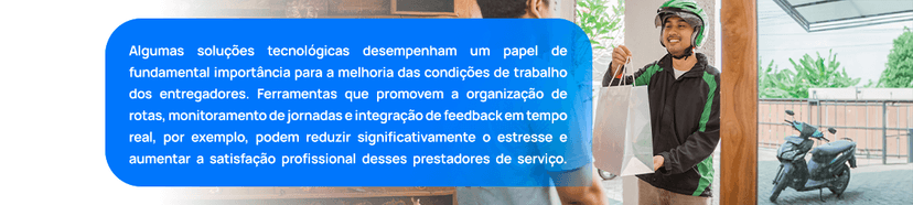 Como anda o cansaço físico e mental dos entregadores neste final de ano?