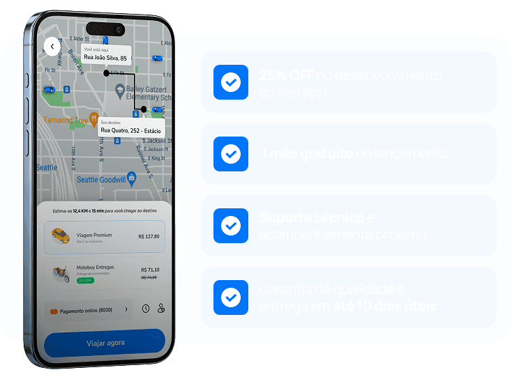 phone mockup and infos